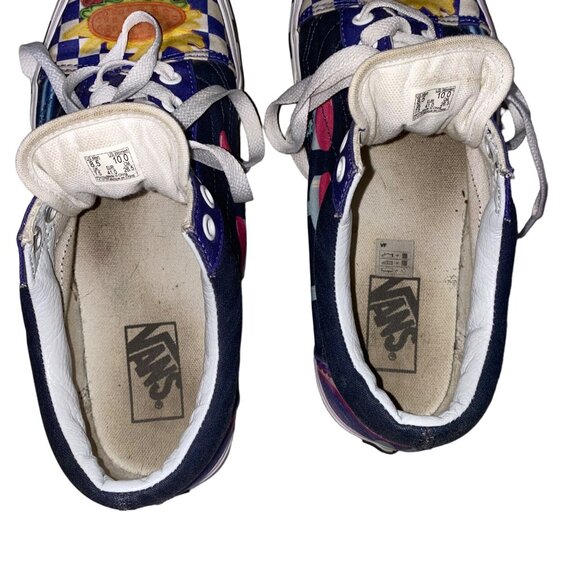 Vans Sneakers Custom Culture Diner Laces Men's 8.5 Women's 10 Hamburger Fries Ch - Picture 9 of 15